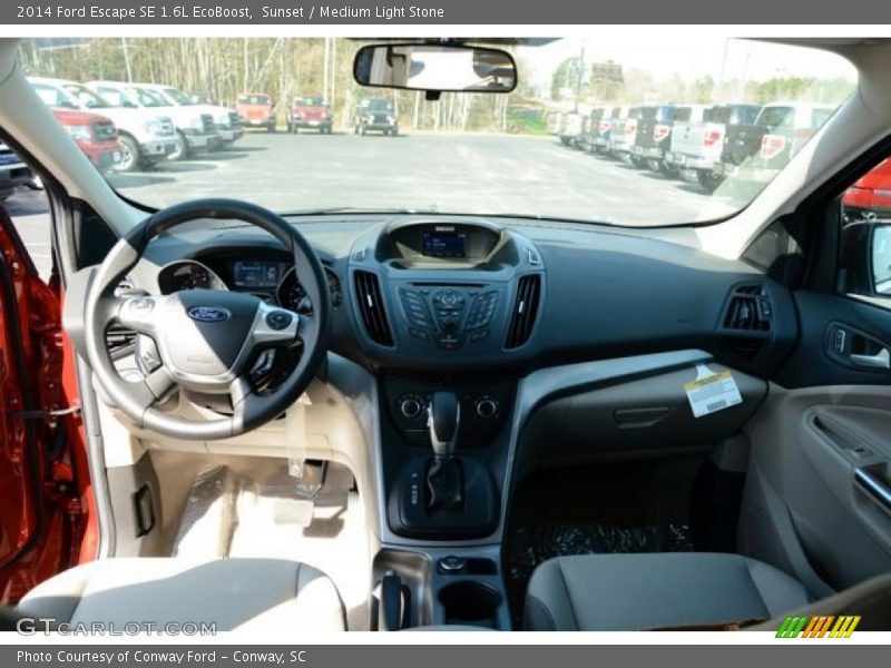Sunset / Medium Light Stone 2014 Ford Escape SE 1.6L EcoBoost