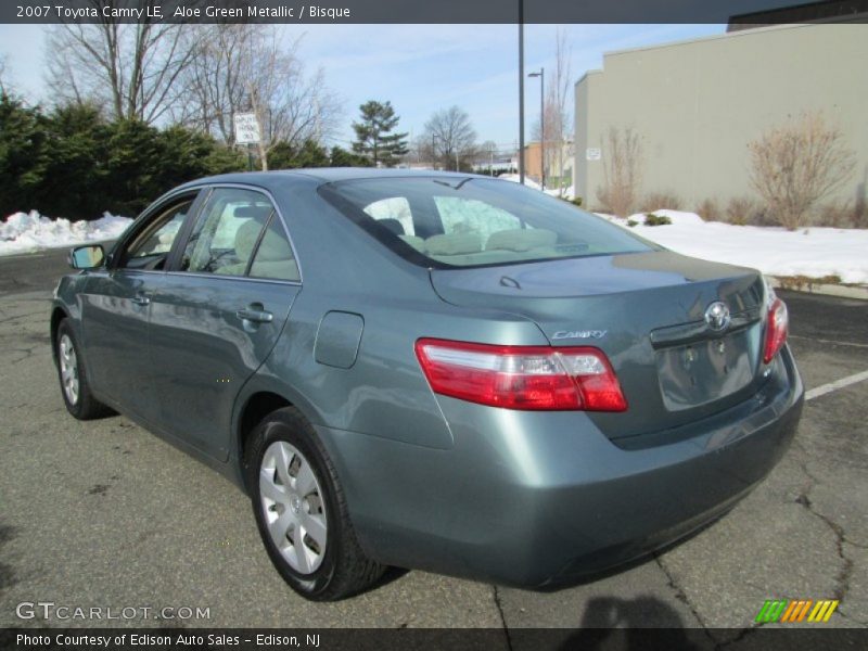 Aloe Green Metallic / Bisque 2007 Toyota Camry LE