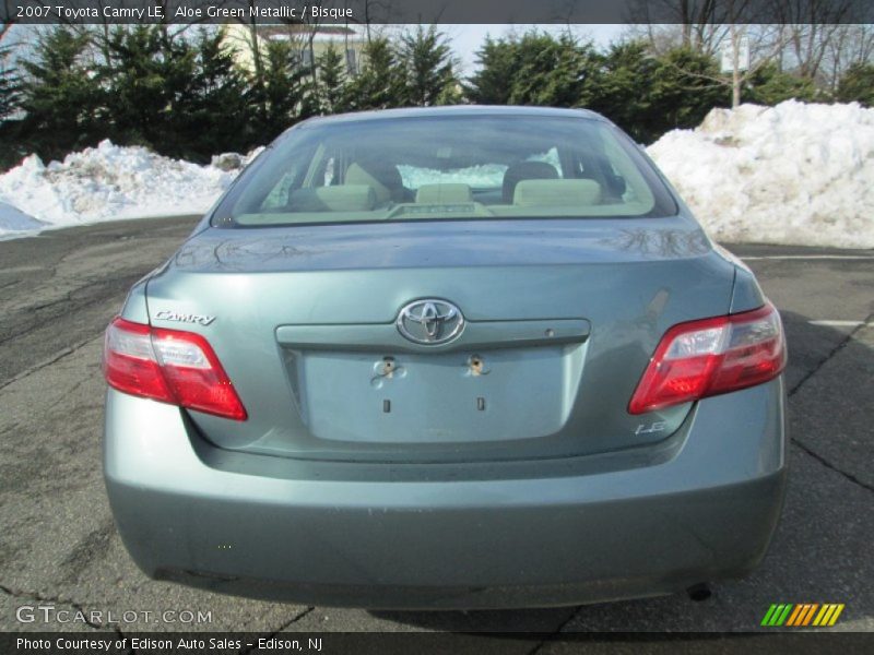 Aloe Green Metallic / Bisque 2007 Toyota Camry LE