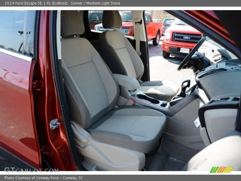 Sunset / Medium Light Stone 2014 Ford Escape SE 1.6L EcoBoost