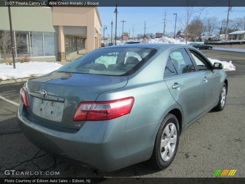Aloe Green Metallic / Bisque 2007 Toyota Camry LE