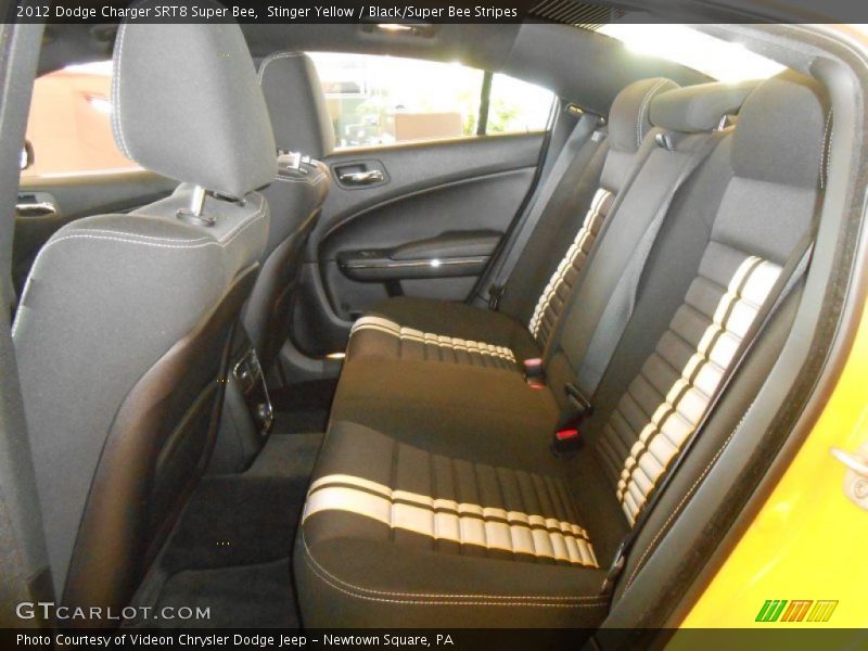 Rear Seat of 2012 Charger SRT8 Super Bee