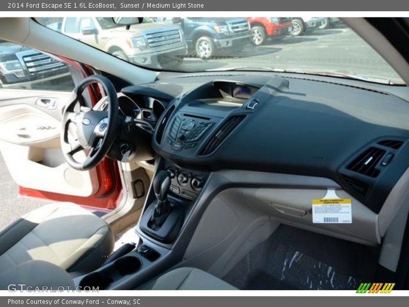 Sunset / Medium Light Stone 2014 Ford Escape SE 1.6L EcoBoost