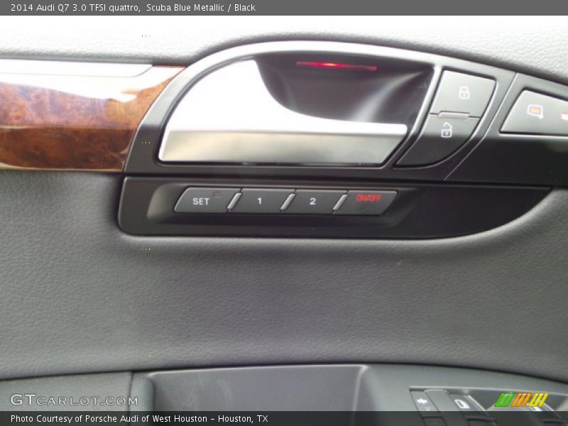 Scuba Blue Metallic / Black 2014 Audi Q7 3.0 TFSI quattro