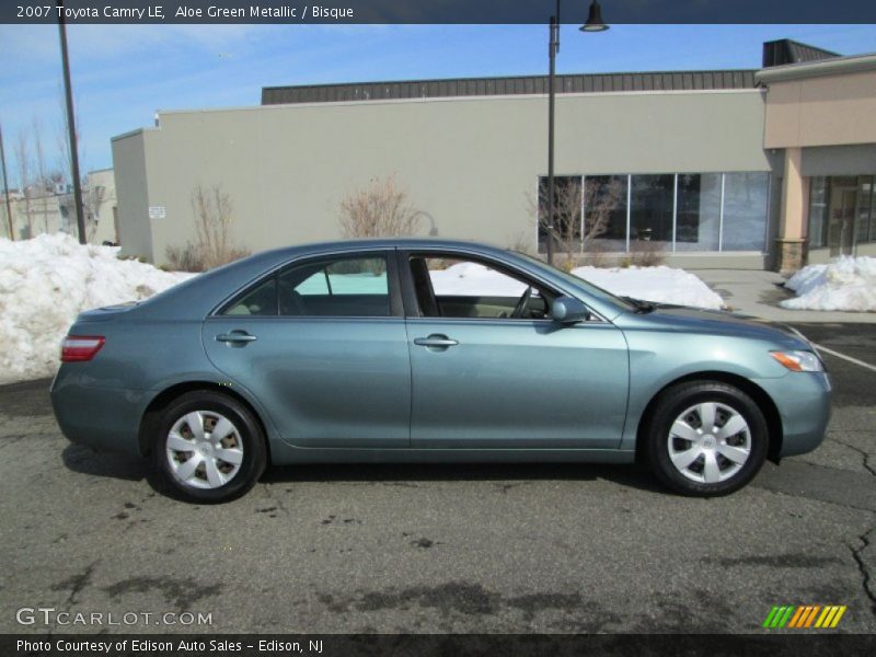 Aloe Green Metallic / Bisque 2007 Toyota Camry LE