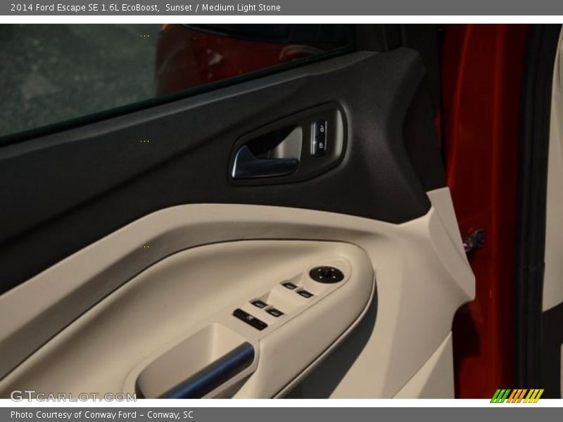 Sunset / Medium Light Stone 2014 Ford Escape SE 1.6L EcoBoost