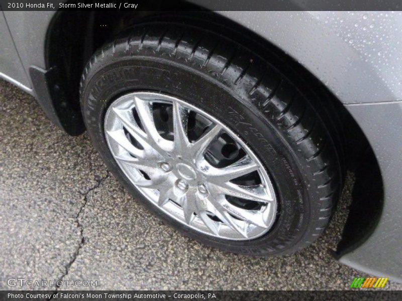 Storm Silver Metallic / Gray 2010 Honda Fit
