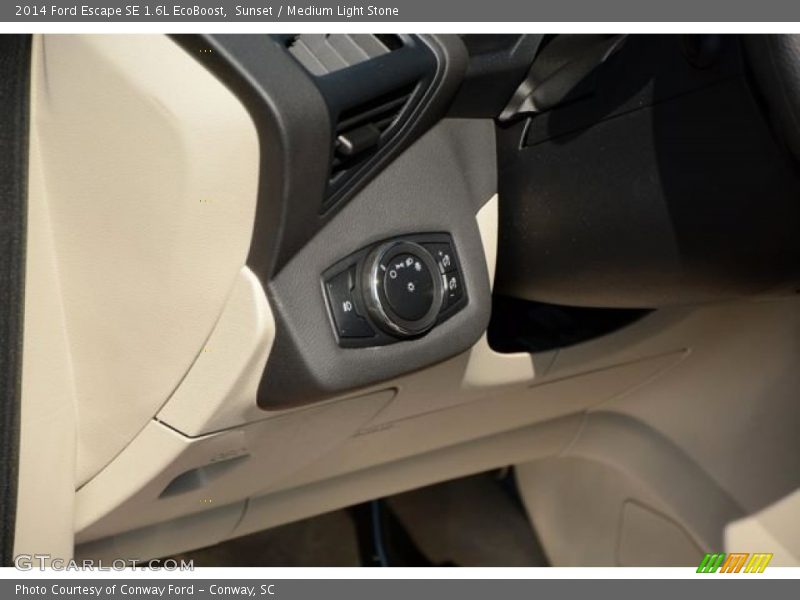 Sunset / Medium Light Stone 2014 Ford Escape SE 1.6L EcoBoost