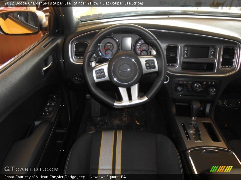 Stinger Yellow / Black/Super Bee Stripes 2012 Dodge Charger SRT8 Super Bee