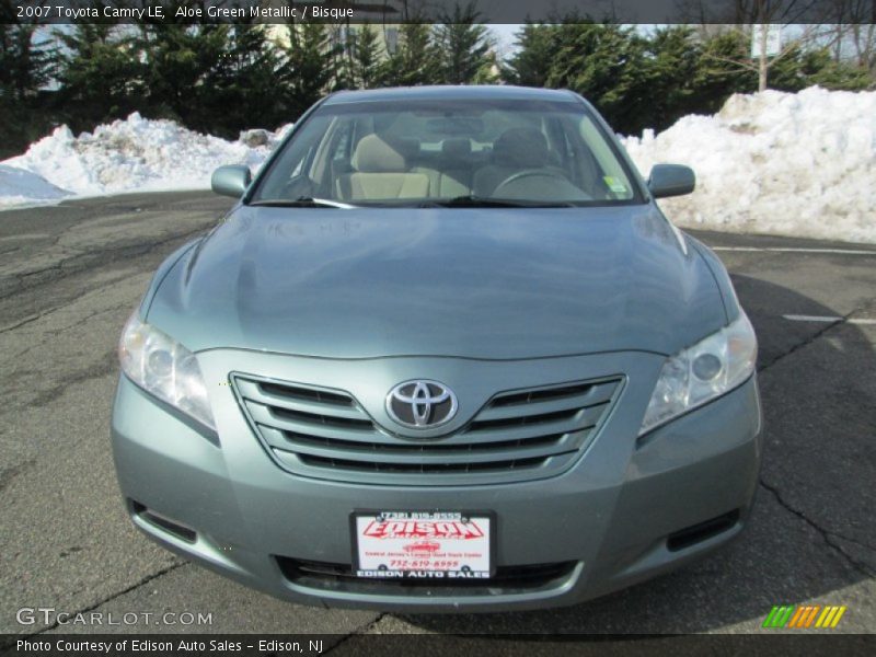 Aloe Green Metallic / Bisque 2007 Toyota Camry LE