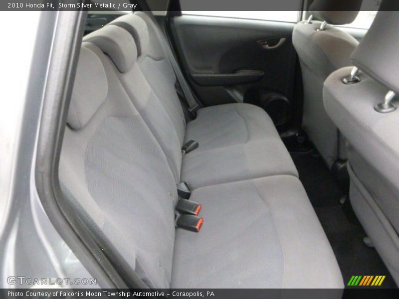 Storm Silver Metallic / Gray 2010 Honda Fit