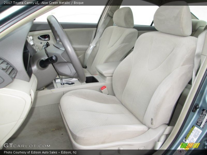 Aloe Green Metallic / Bisque 2007 Toyota Camry LE