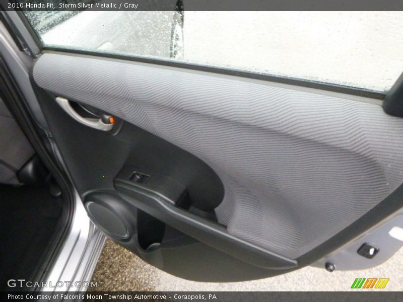 Storm Silver Metallic / Gray 2010 Honda Fit