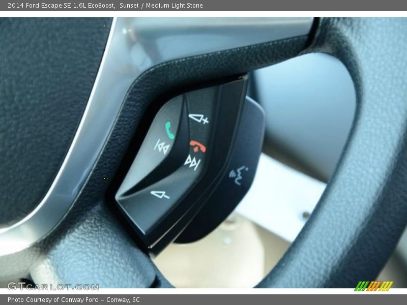 Sunset / Medium Light Stone 2014 Ford Escape SE 1.6L EcoBoost