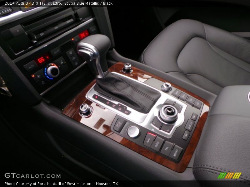 Scuba Blue Metallic / Black 2014 Audi Q7 3.0 TFSI quattro