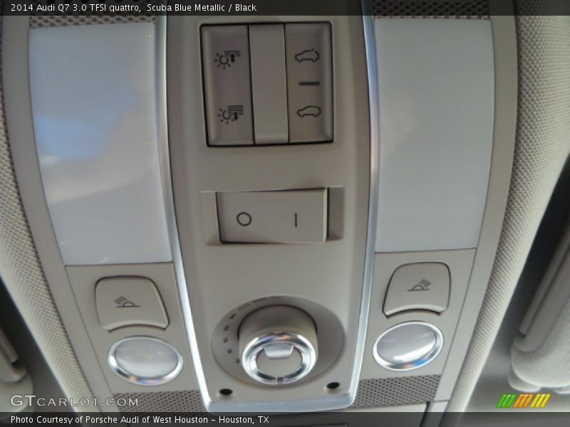 Scuba Blue Metallic / Black 2014 Audi Q7 3.0 TFSI quattro
