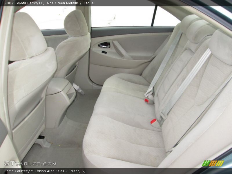 Rear Seat of 2007 Camry LE