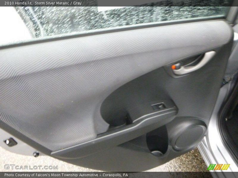 Storm Silver Metallic / Gray 2010 Honda Fit