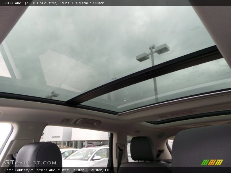 Scuba Blue Metallic / Black 2014 Audi Q7 3.0 TFSI quattro
