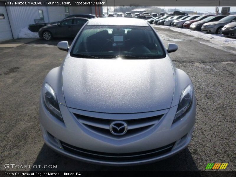 Ingot Silver / Black 2012 Mazda MAZDA6 i Touring Sedan