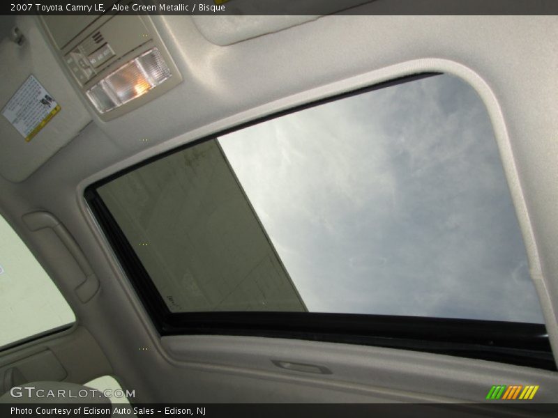 Aloe Green Metallic / Bisque 2007 Toyota Camry LE