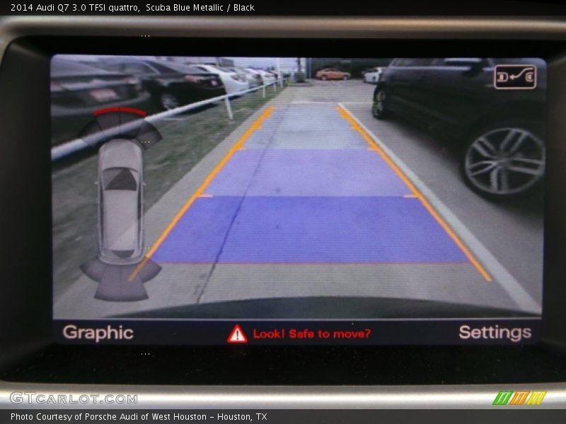 Scuba Blue Metallic / Black 2014 Audi Q7 3.0 TFSI quattro