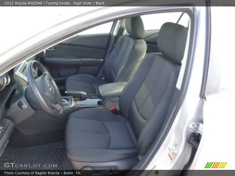 Ingot Silver / Black 2012 Mazda MAZDA6 i Touring Sedan