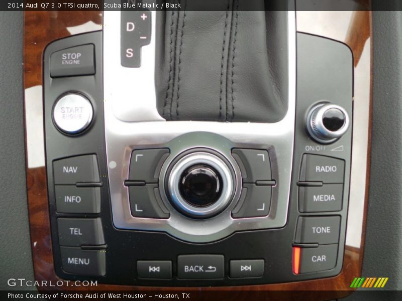 Scuba Blue Metallic / Black 2014 Audi Q7 3.0 TFSI quattro