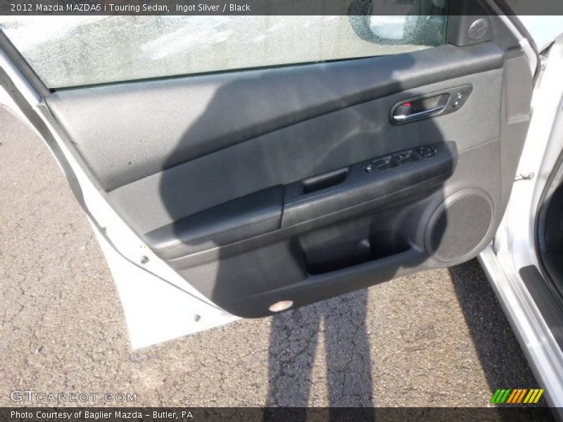 Ingot Silver / Black 2012 Mazda MAZDA6 i Touring Sedan