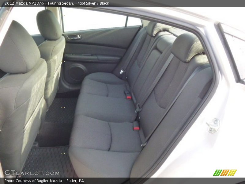 Ingot Silver / Black 2012 Mazda MAZDA6 i Touring Sedan