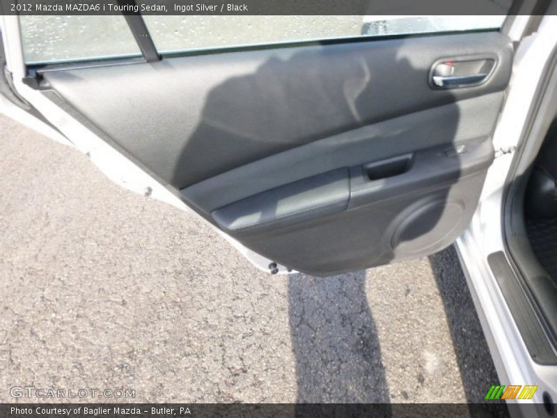 Ingot Silver / Black 2012 Mazda MAZDA6 i Touring Sedan
