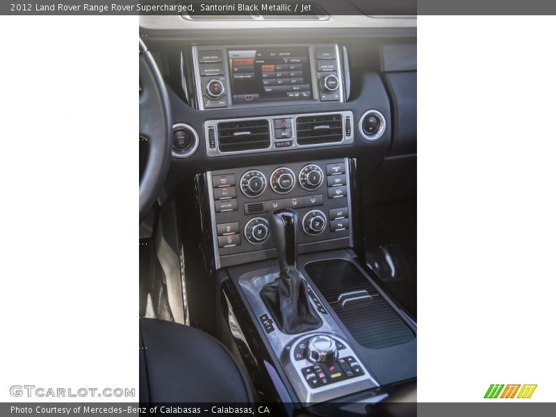 Controls of 2012 Range Rover Supercharged