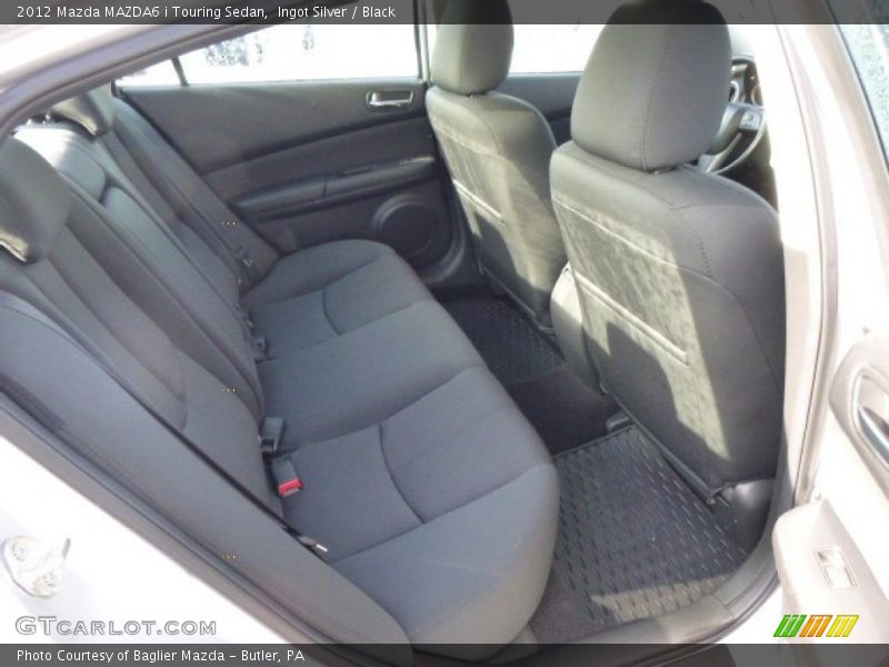 Ingot Silver / Black 2012 Mazda MAZDA6 i Touring Sedan
