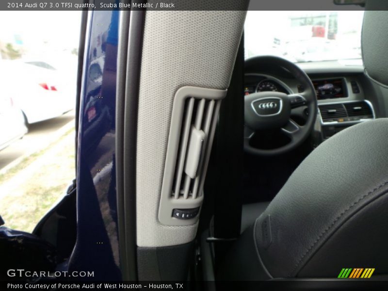 Scuba Blue Metallic / Black 2014 Audi Q7 3.0 TFSI quattro