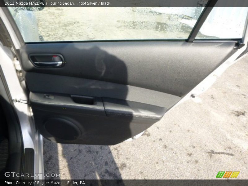 Ingot Silver / Black 2012 Mazda MAZDA6 i Touring Sedan