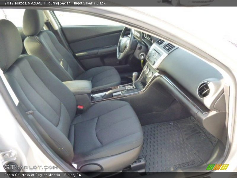 Ingot Silver / Black 2012 Mazda MAZDA6 i Touring Sedan