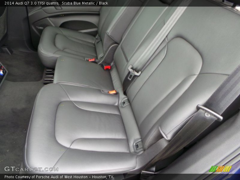Scuba Blue Metallic / Black 2014 Audi Q7 3.0 TFSI quattro