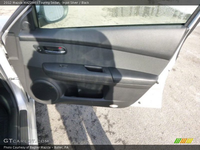 Ingot Silver / Black 2012 Mazda MAZDA6 i Touring Sedan