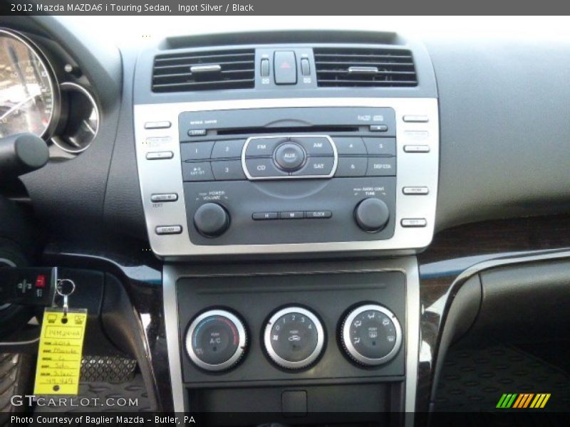 Ingot Silver / Black 2012 Mazda MAZDA6 i Touring Sedan