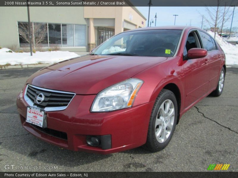 Sonoma Sunset Metallic / Charcoal Black 2008 Nissan Maxima 3.5 SL