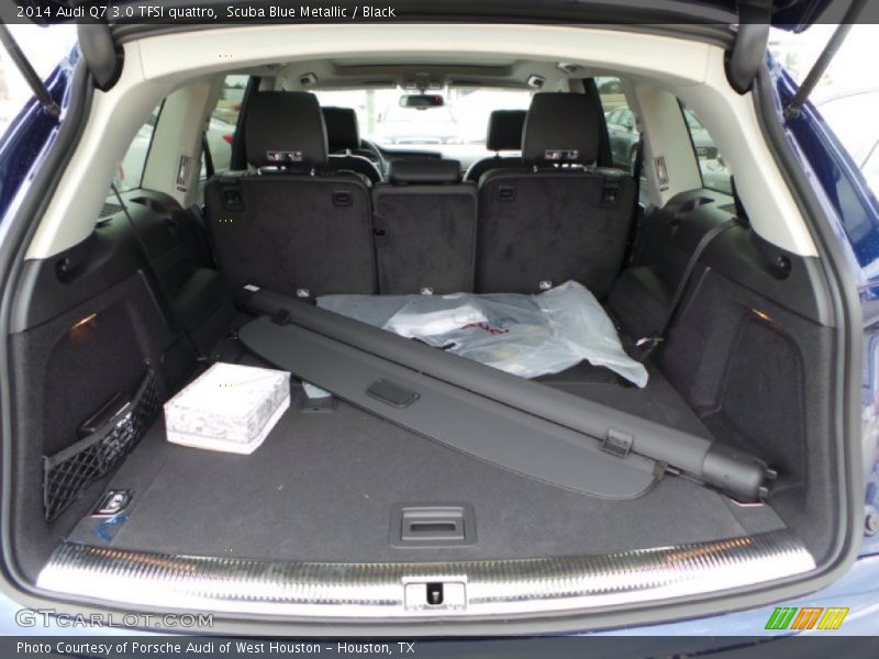 Scuba Blue Metallic / Black 2014 Audi Q7 3.0 TFSI quattro