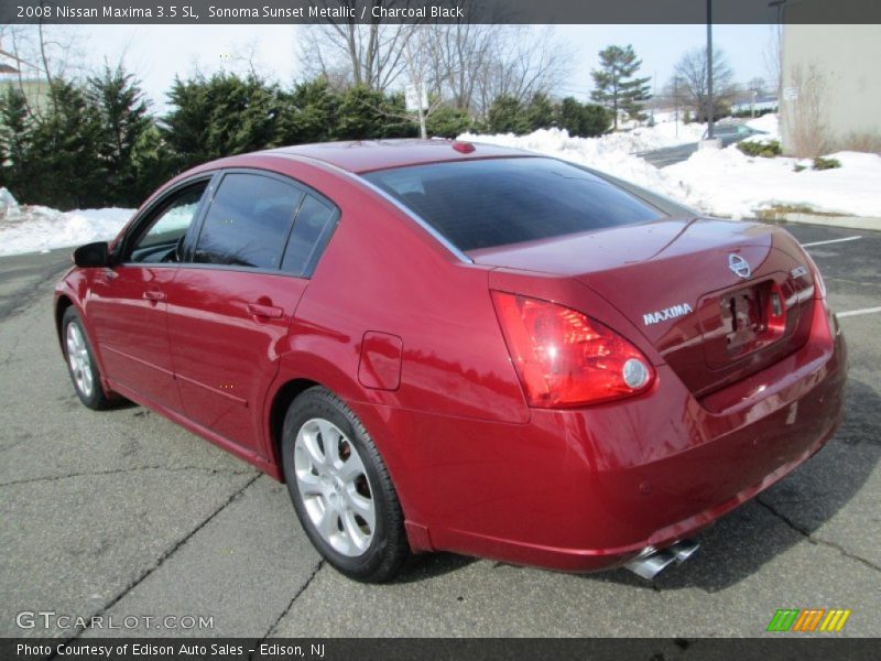 Sonoma Sunset Metallic / Charcoal Black 2008 Nissan Maxima 3.5 SL