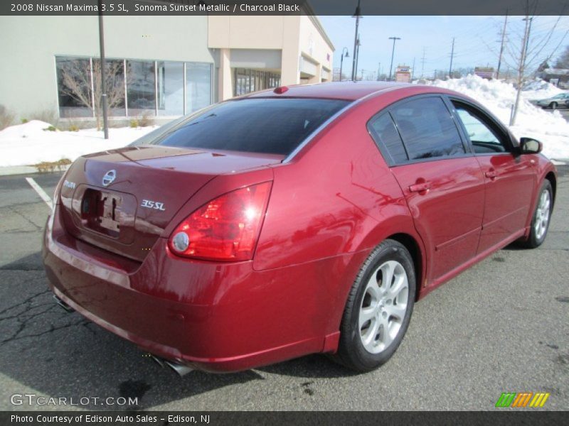 Sonoma Sunset Metallic / Charcoal Black 2008 Nissan Maxima 3.5 SL