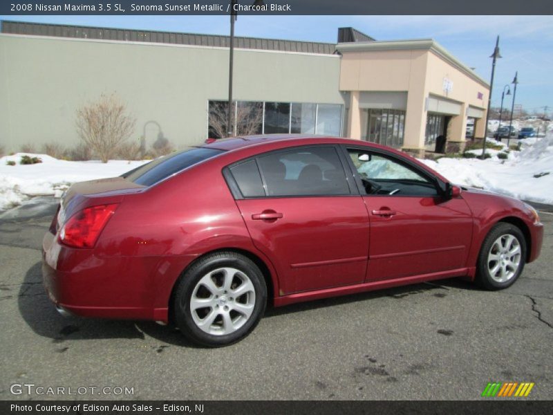 Sonoma Sunset Metallic / Charcoal Black 2008 Nissan Maxima 3.5 SL