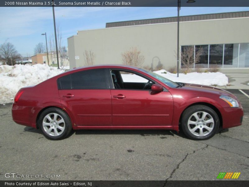 Sonoma Sunset Metallic / Charcoal Black 2008 Nissan Maxima 3.5 SL