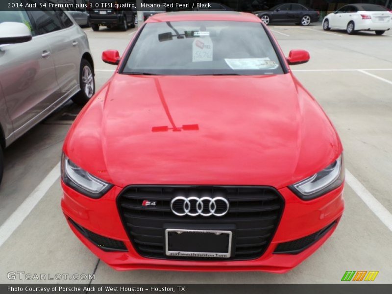 Misano Red Pearl / Black 2014 Audi S4 Premium plus 3.0 TFSI quattro