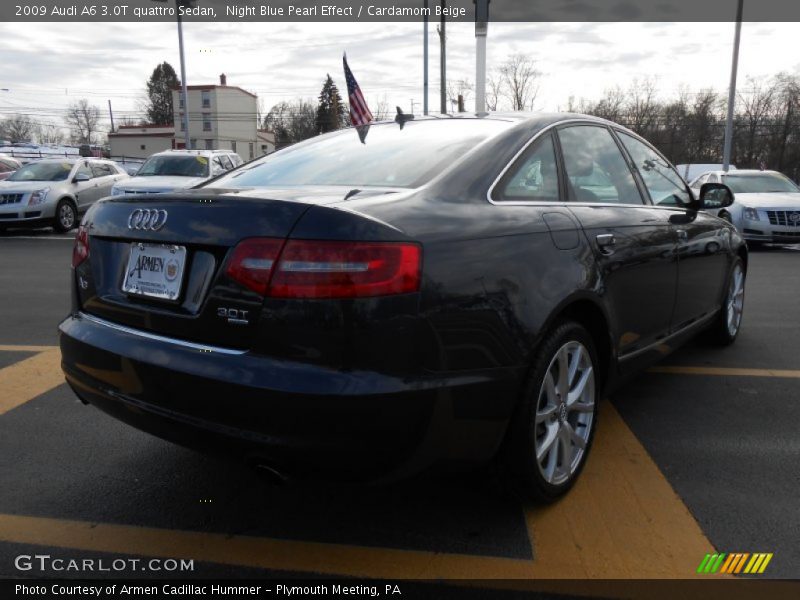 Night Blue Pearl Effect / Cardamom Beige 2009 Audi A6 3.0T quattro Sedan