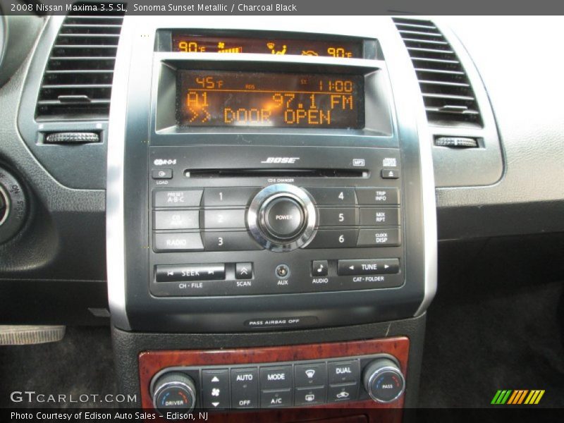 Controls of 2008 Maxima 3.5 SL