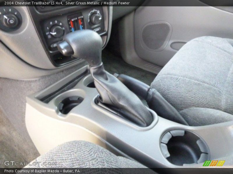 Silver Green Metallic / Medium Pewter 2004 Chevrolet TrailBlazer LS 4x4