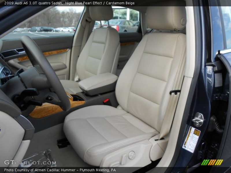 Night Blue Pearl Effect / Cardamom Beige 2009 Audi A6 3.0T quattro Sedan
